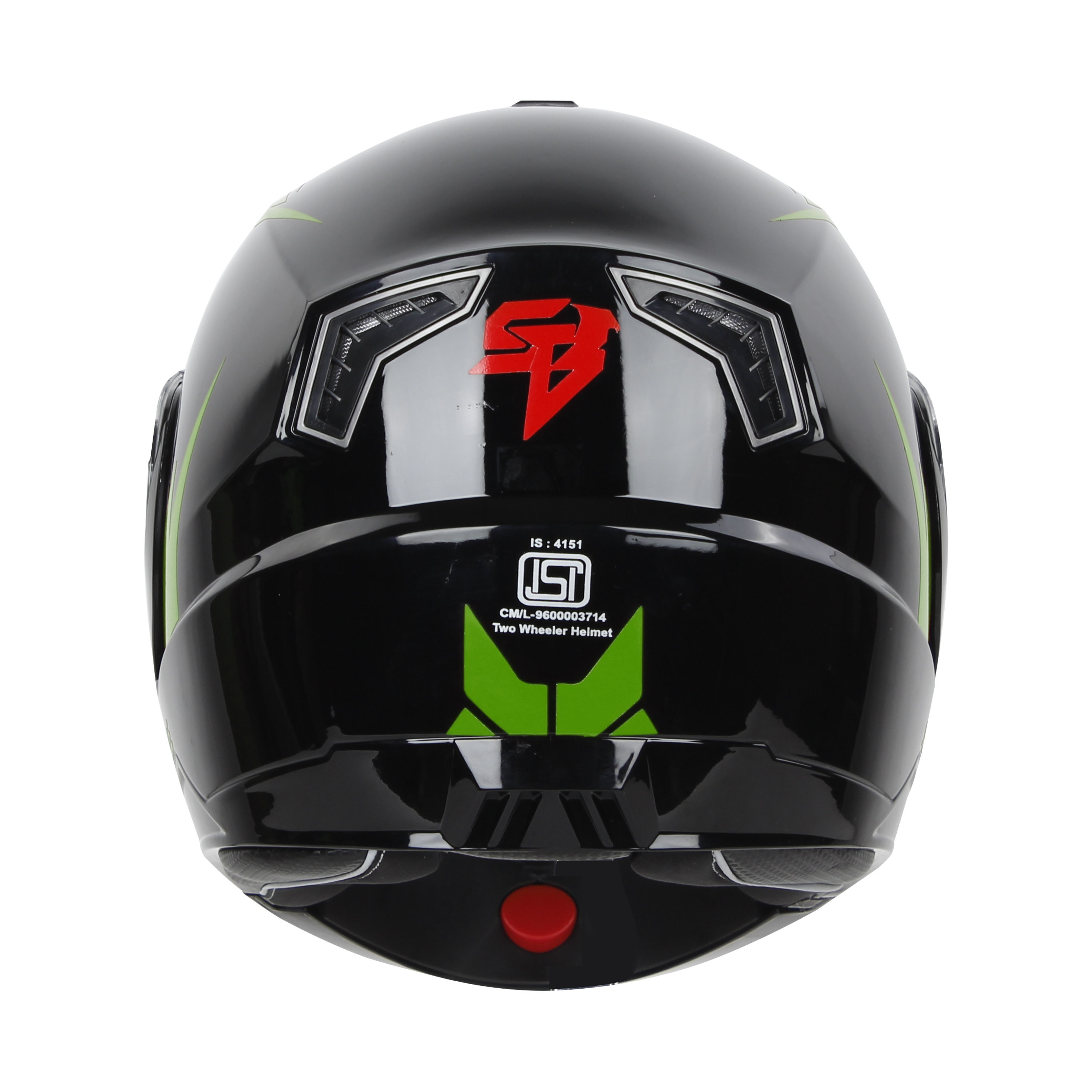 SBA-7 FLIP-UP DECAL SPARKLE MATT BLACK GREEN